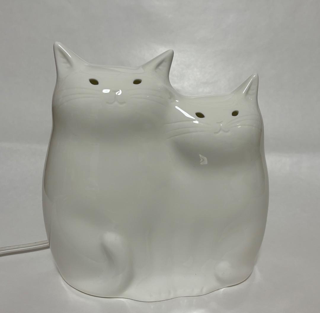 ⚫︎最終価格　ナルミ　猫　インテリアランプ　長島伸夫