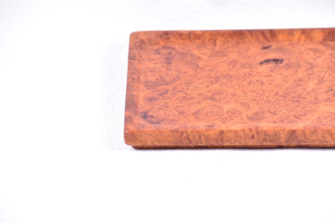 No.500花梨アンボイナのトレー（撥水加工済み）