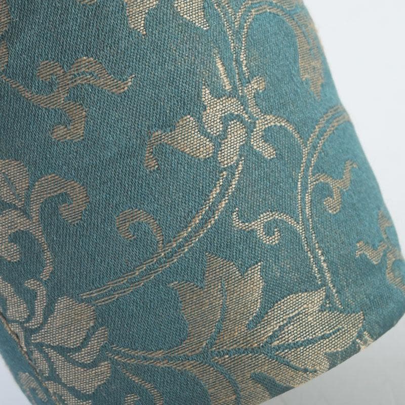 クレヨン7色 　草文　茶入　仕覆付　裏千家八代　又玄斎極め箱　D 9466