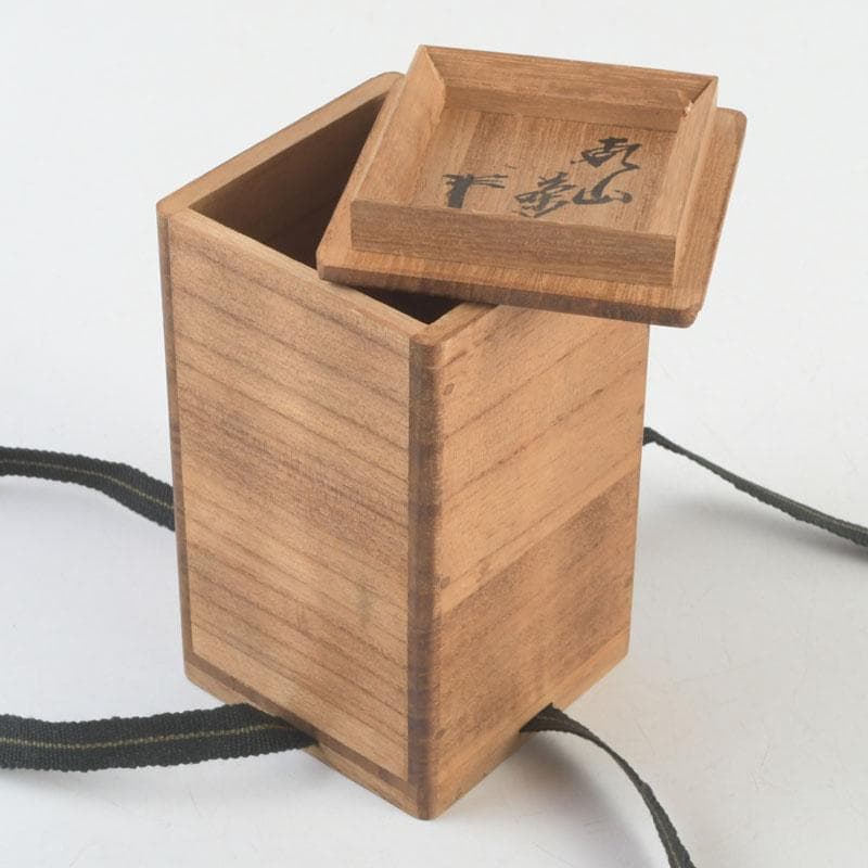 クレヨン7色 　草文　茶入　仕覆付　裏千家八代　又玄斎極め箱　D 9466