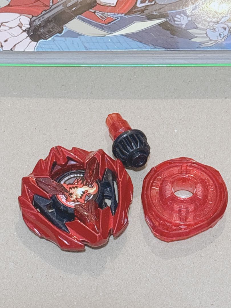 ベイブレードX ドランバスター1-60A メタルコート レッド