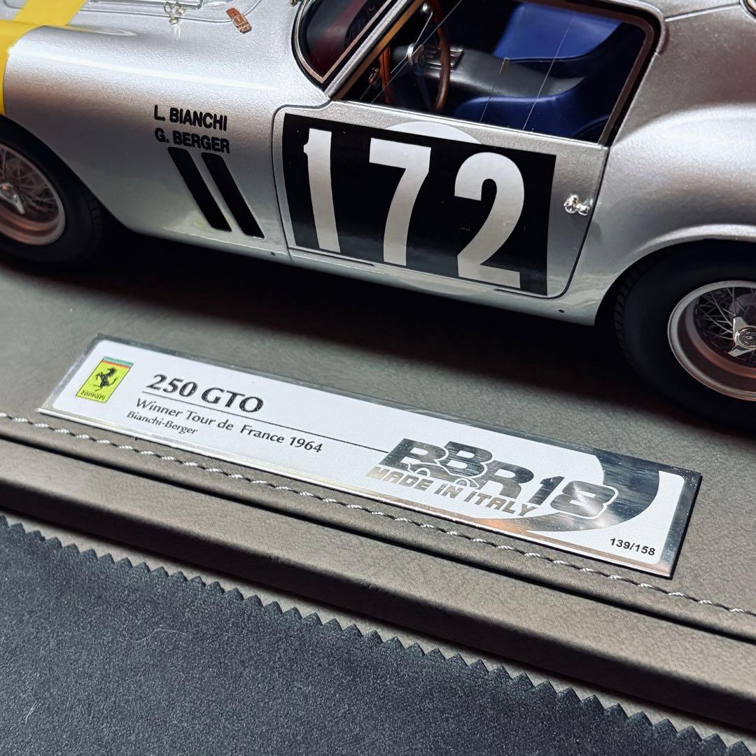 エンブレム加工品 1/18 BBR フェラーリ 250 GTO 1964