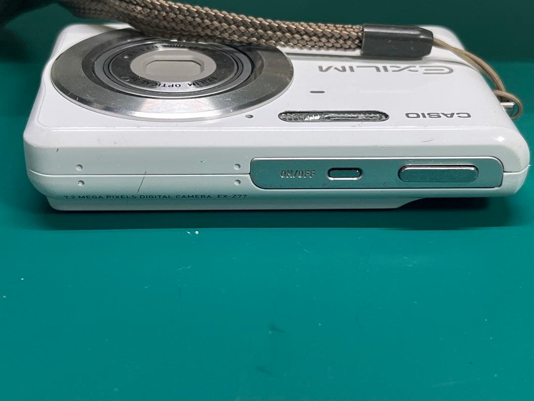 【動作確認済】CASIO EXILIM EX-Z77 ホワイト★すぐ使えるセット
