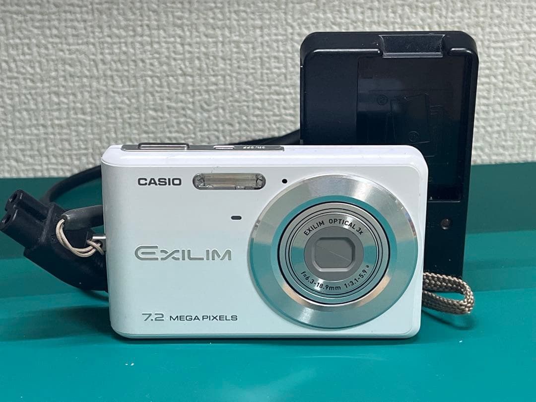 【動作確認済】CASIO EXILIM EX-Z77 ホワイト★すぐ使えるセット