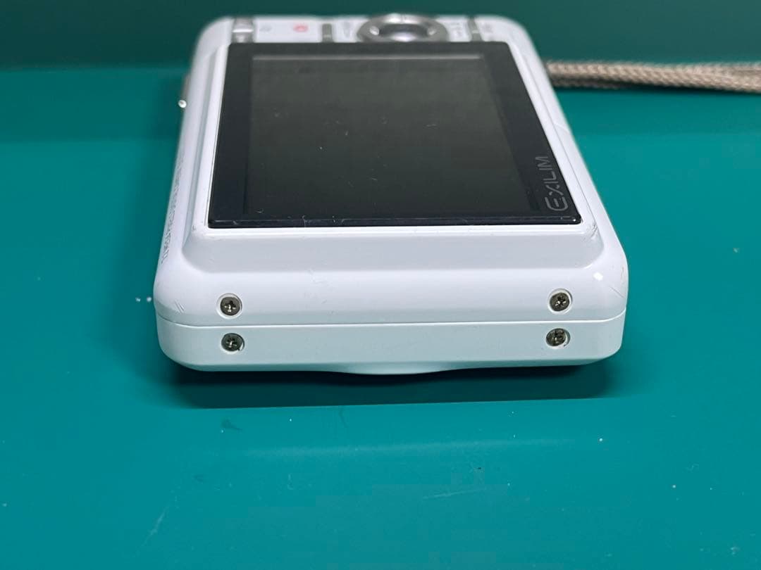 【動作確認済】CASIO EXILIM EX-Z77 ホワイト★すぐ使えるセット