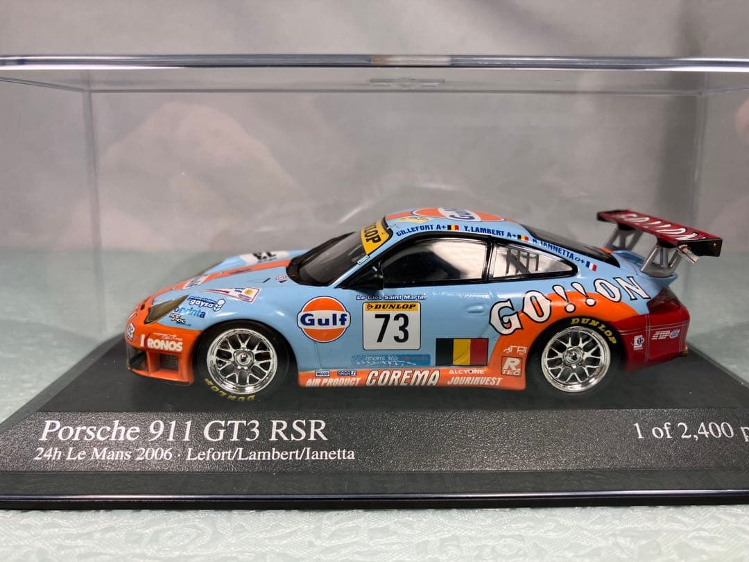 ミニチャンプス　Porsche 911 GT3 RSR 2006年ル・マン