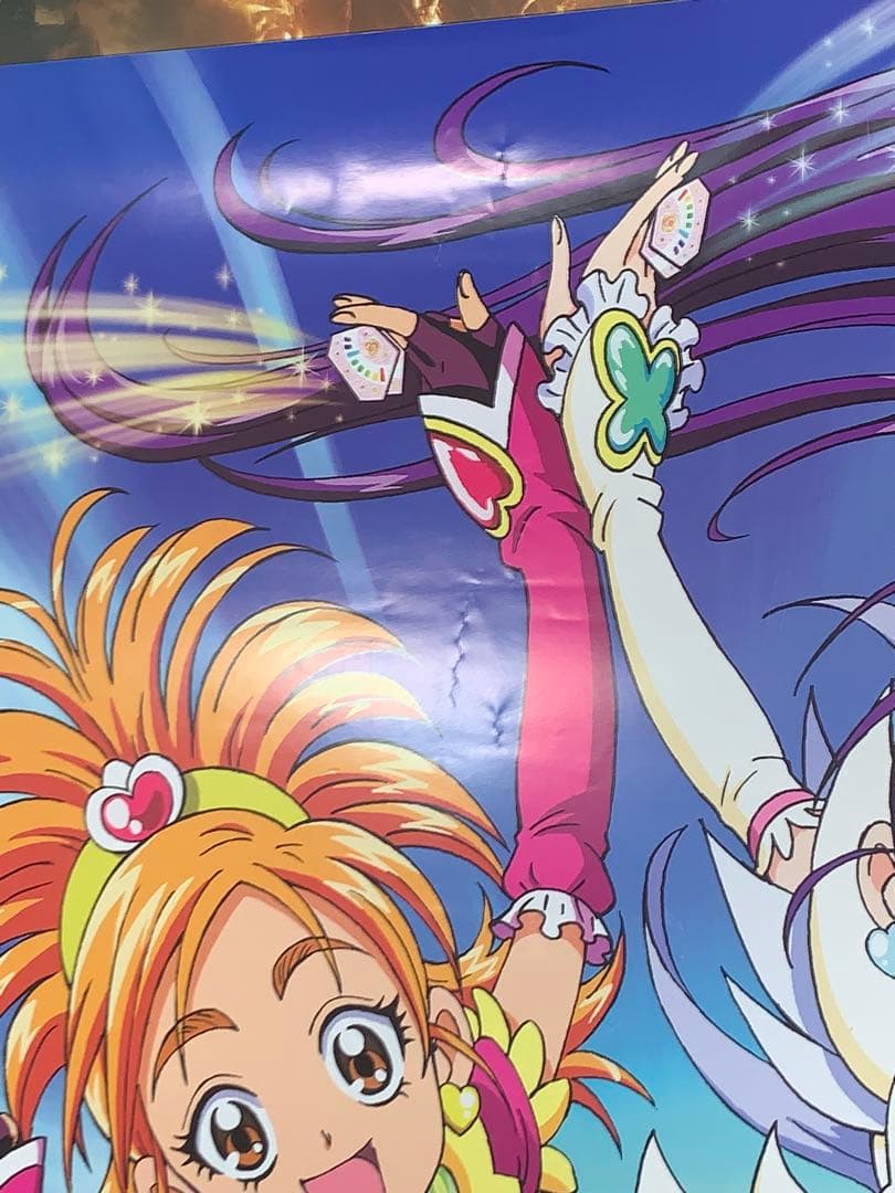 【B2・表面痛みあり】 ふたりはプリキュア スプラッシュスター 番宣 ポスター