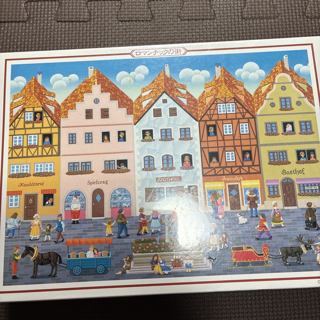 専用 超希少品新品ビンテージパズル　ロマンチックの街