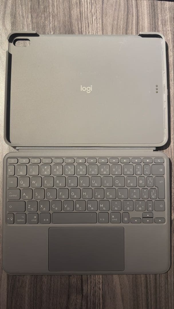 【むぎねこ】iPad Air用 Logicool Combo Touch