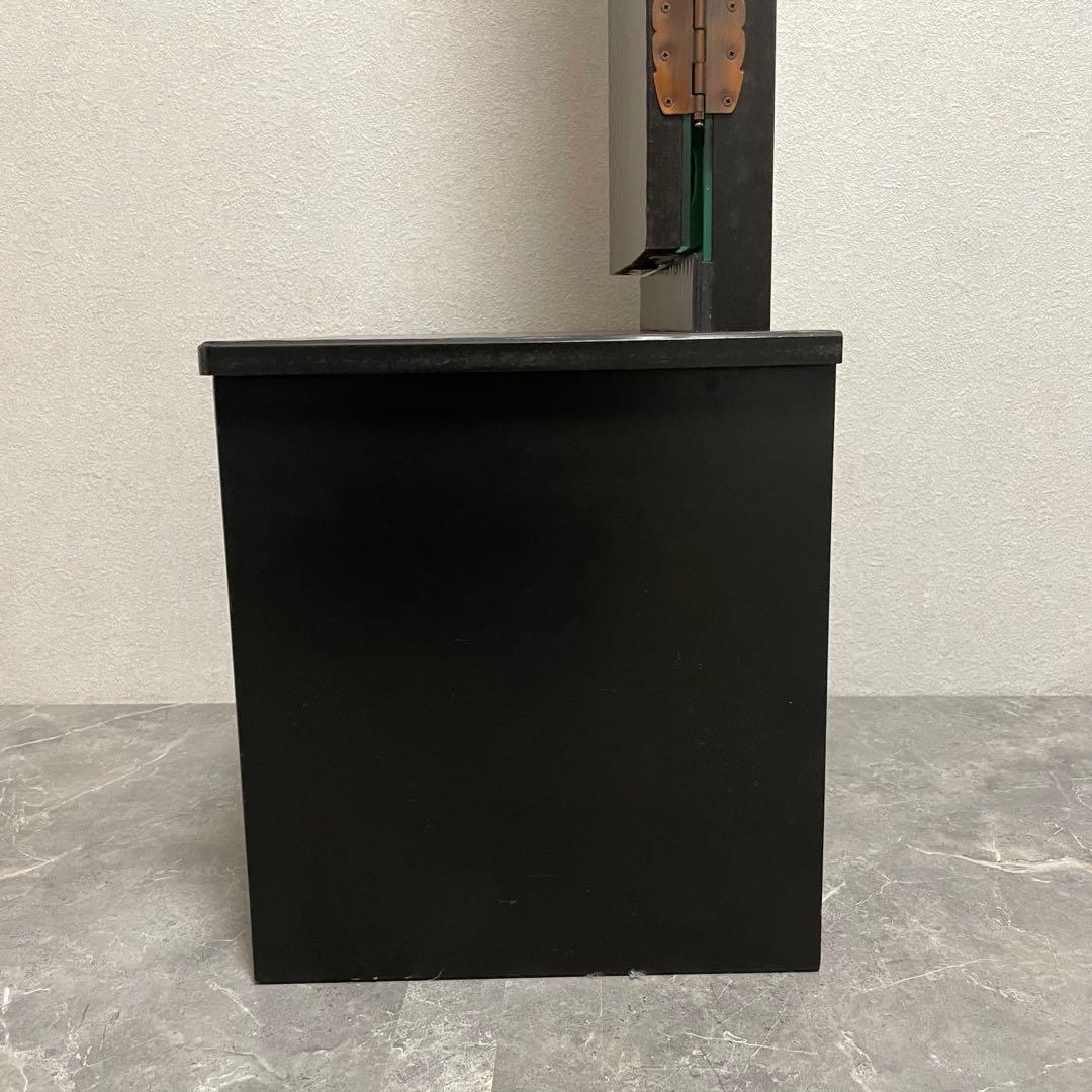 鎌倉彫 姿見　三面鏡 鏡台　彫刻 牡丹花 レトロ 最高級銅引鏡 ミエミラー