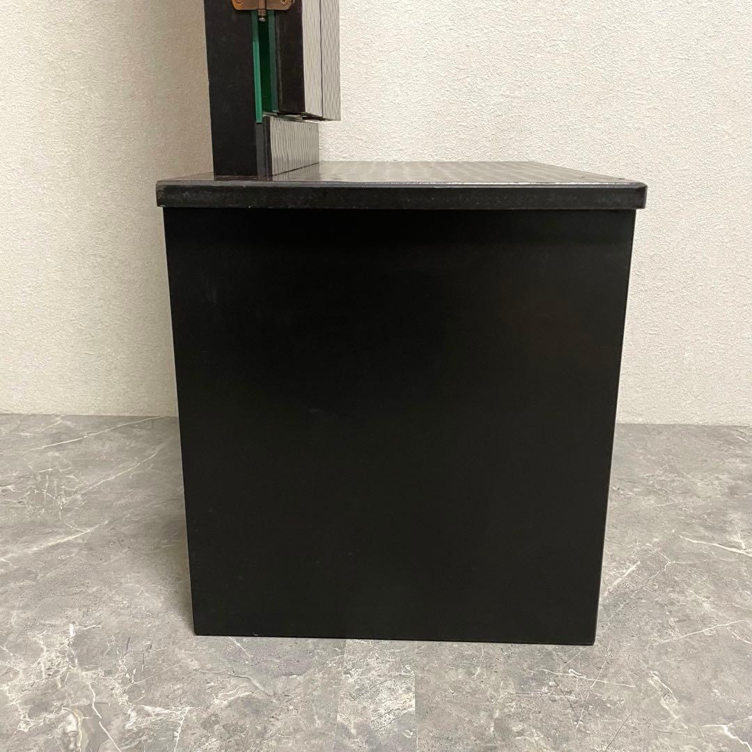 鎌倉彫 姿見　三面鏡 鏡台　彫刻 牡丹花 レトロ 最高級銅引鏡 ミエミラー