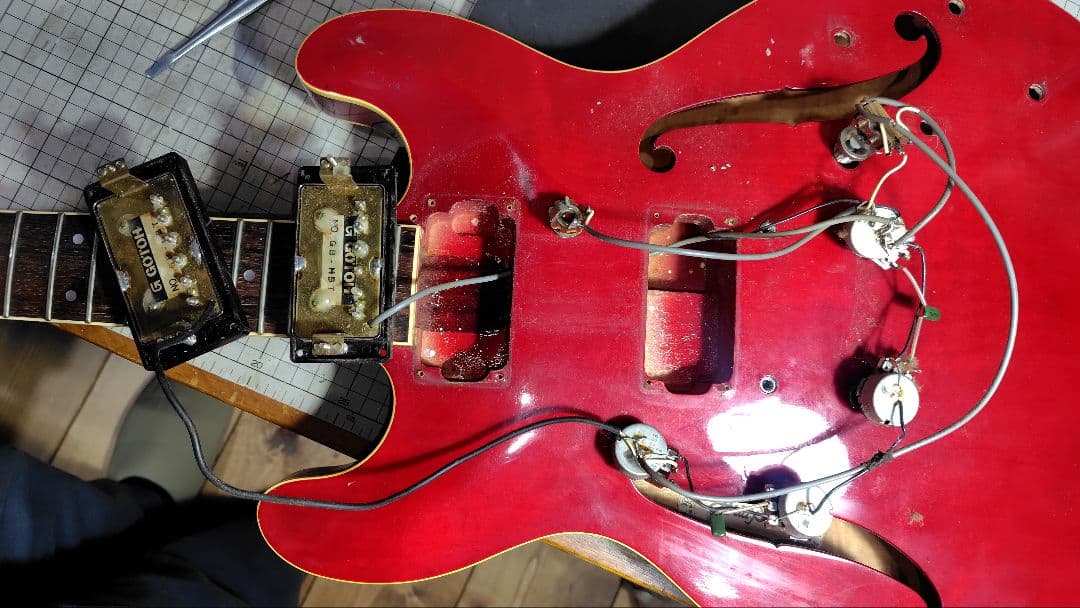 90年代 Aria Pro II セミアコ　たぶんTA-850 改造品