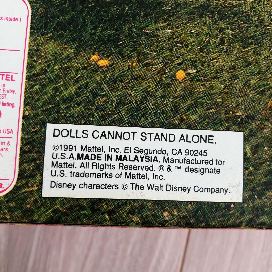 1991年バービー　ディズニー　コラボBarbieヴィンテージ　ナイルパーチ