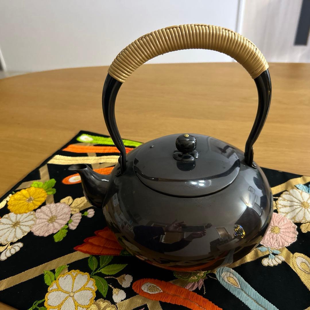 銅製　湯沸　やかん