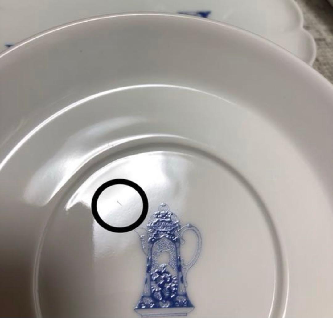 深川製磁　ブルーチャイナ　カップ&ソーサーペア