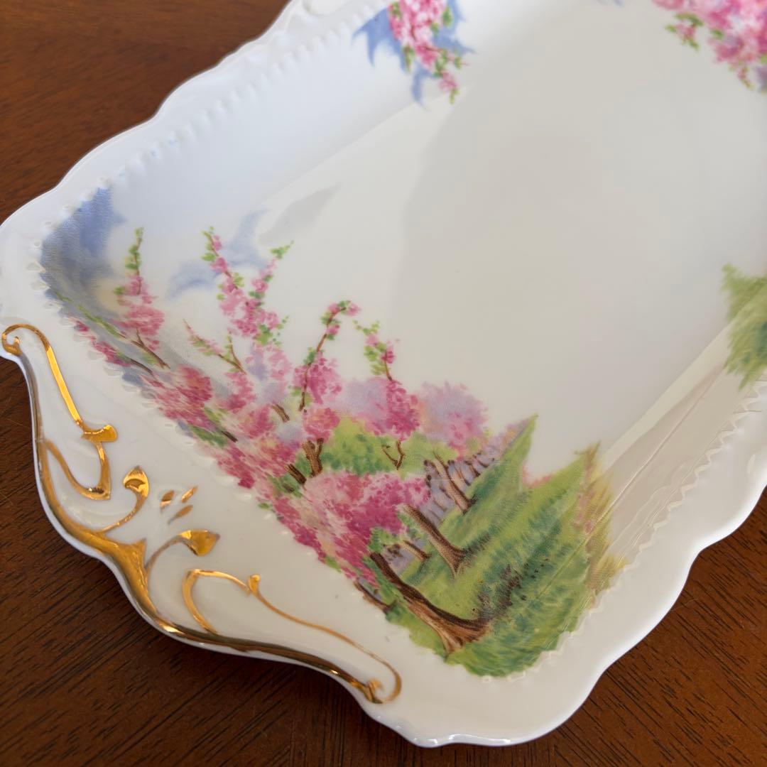 【レア美品】ロイヤルアルバート★ブロッサムタイム★サンドイッチプレート