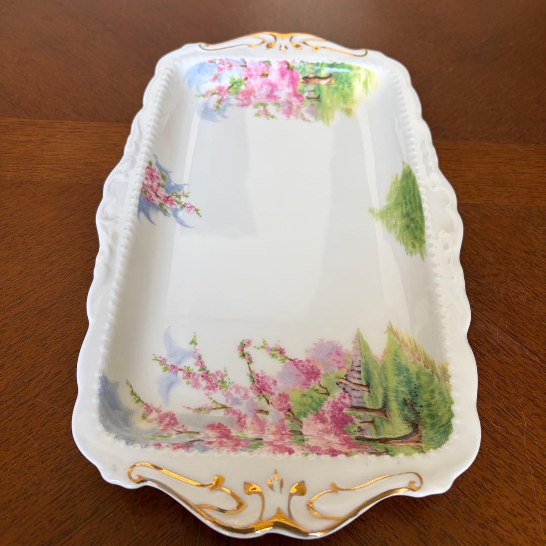 【レア美品】ロイヤルアルバート★ブロッサムタイム★サンドイッチプレート