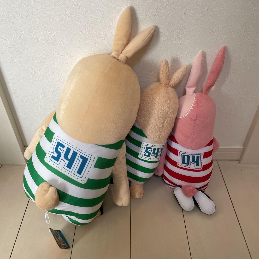 ウサビッチ　キレネンコ　プーチン　ぬいぐるみ　3体セット