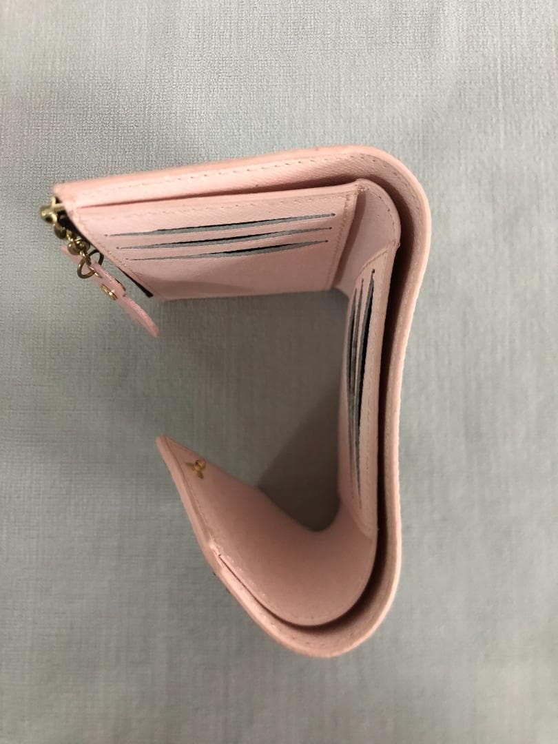 ブランドLV 粉花財布　カードケース　ピンク　ブラウン　高品質　女性