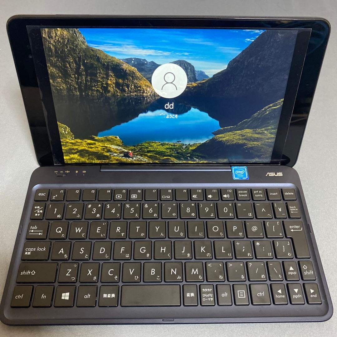 箱付きASUS T90CHI Windowsタブレット本体 日本語キーボード付き