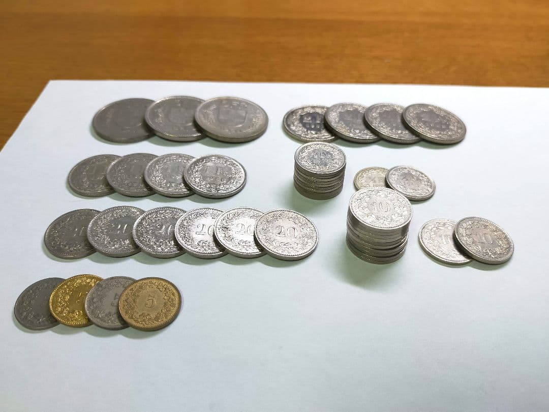 古銭　外貨　スイス　まとめ　35.6スイスフラン