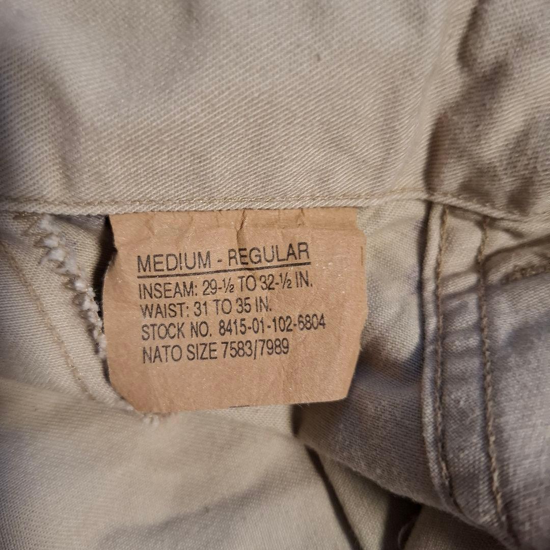 米軍実物　 未使用　BDUパンツチョコチップカモサイズM-R Tシャツサービス