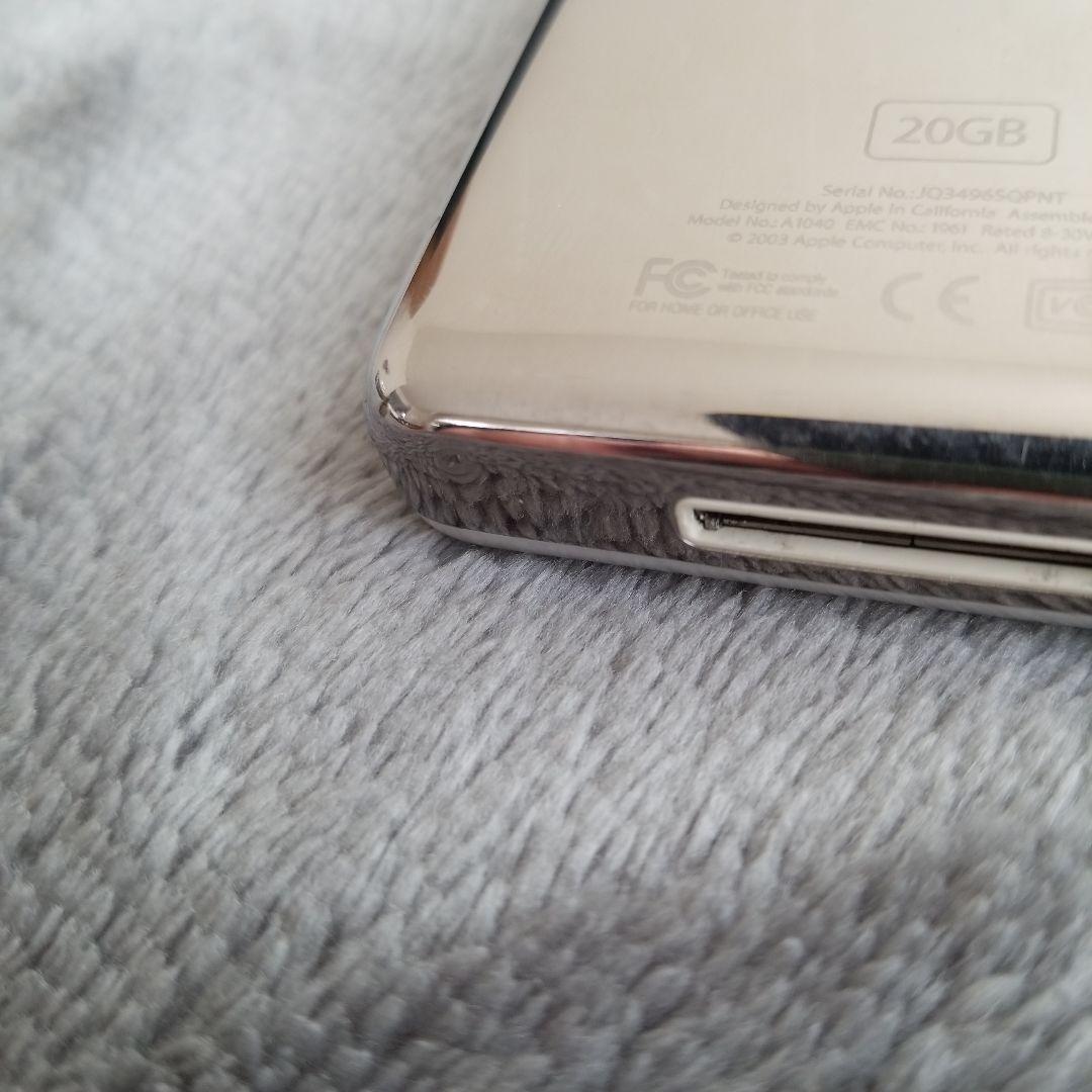 Apple iPod 20GB ホワイト　A1040