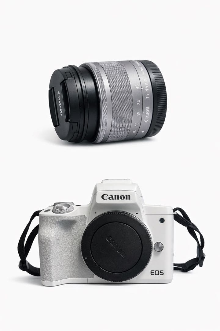 Canon EOS Kiss M2 ホワイト レンズキット」