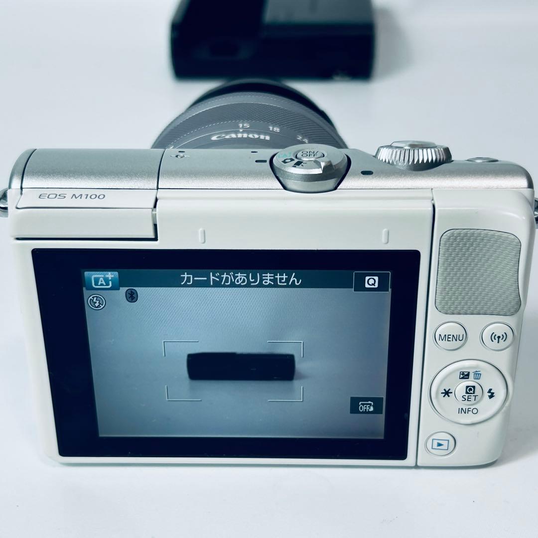 ☆極美品☆ Canon EOS M100 ダブルズームレンズキット