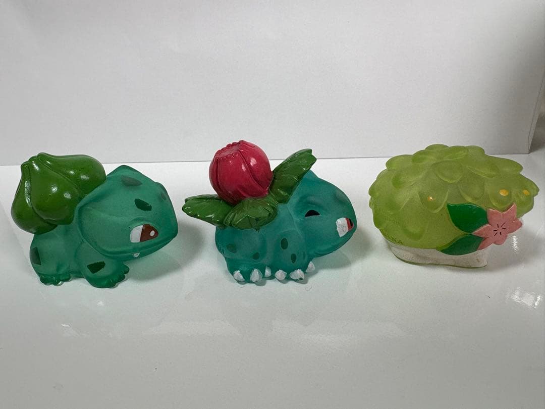 【レア】ポケモン　指人形　草タイプ　まとめ売り　クリア　7体