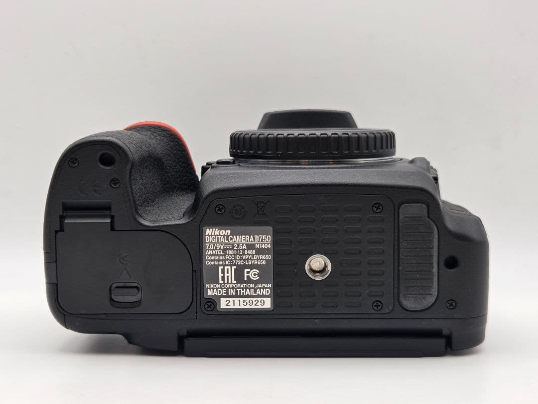 【美】Nikon D750 ボディ ショット6,634回 一眼レフカメラ