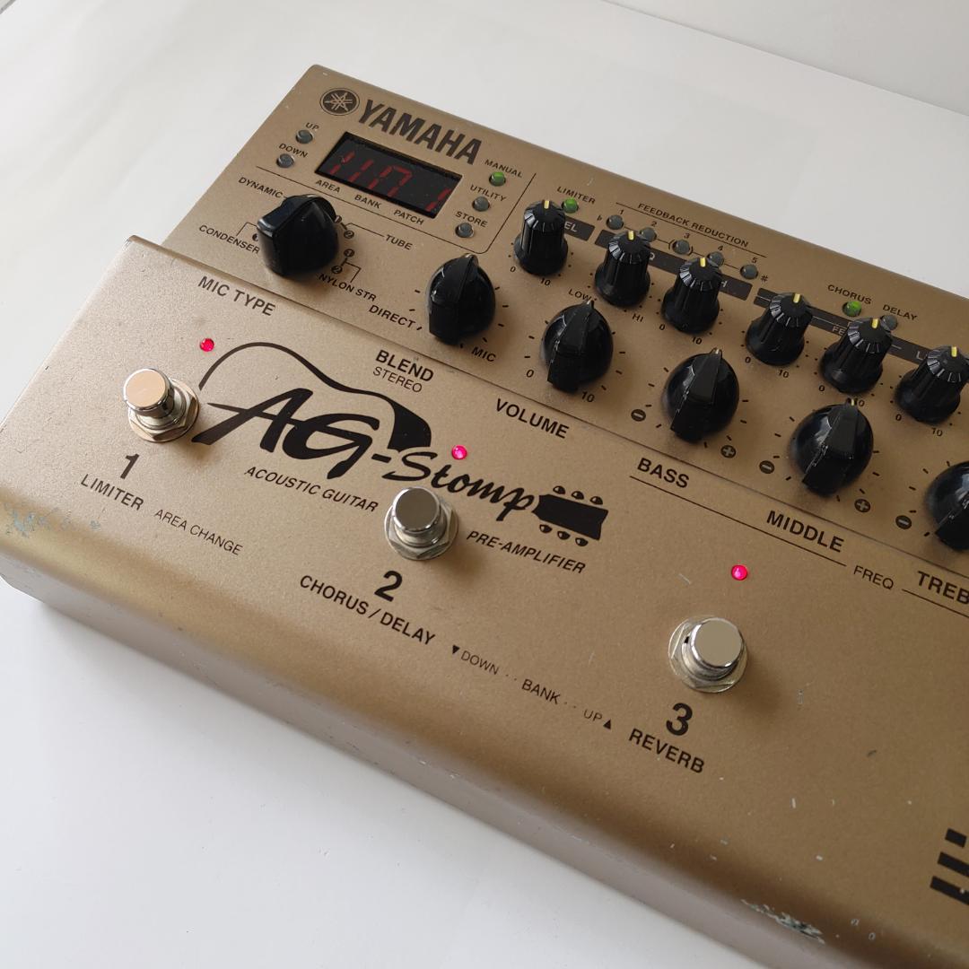 【希少】YAMAHA AG-Stomp エレアコ用プリアンプ 生産終了品