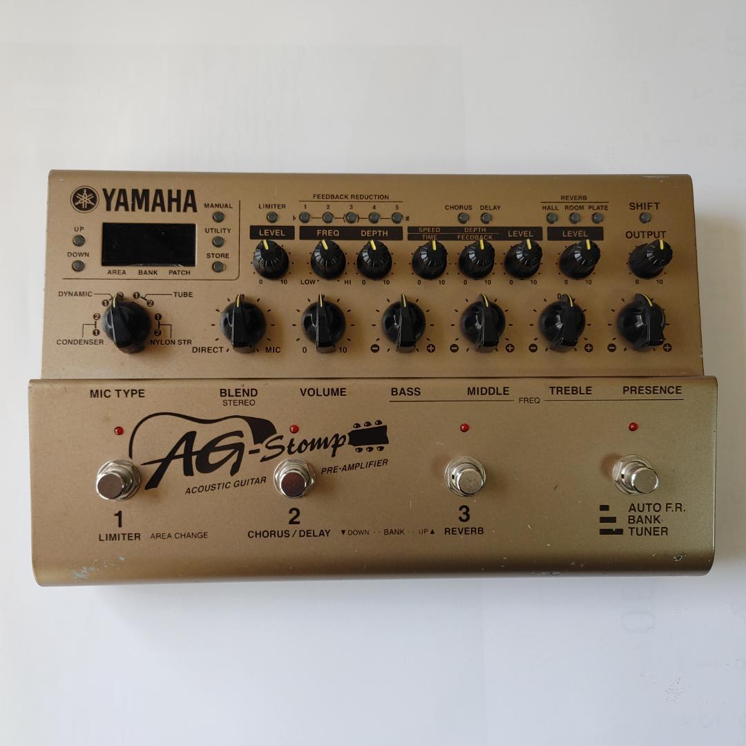 【希少】YAMAHA AG-Stomp エレアコ用プリアンプ 生産終了品