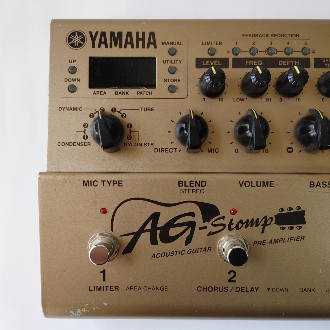 【希少】YAMAHA AG-Stomp エレアコ用プリアンプ 生産終了品