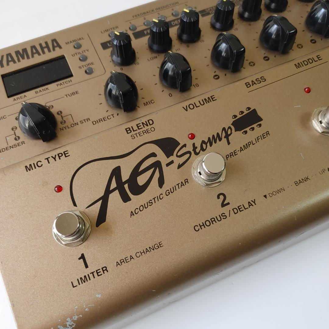 【希少】YAMAHA AG-Stomp エレアコ用プリアンプ 生産終了品