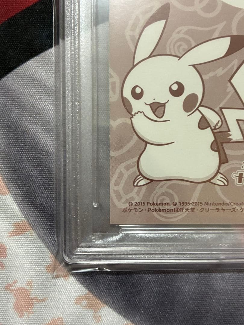 PSA10☆ポンチョを着たピカチュウ★名刺カード メガリザードン X ポンチョ