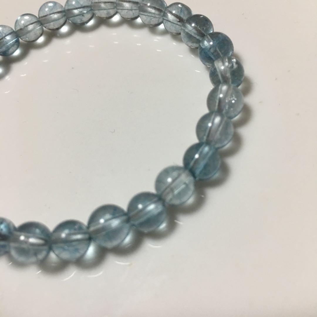 宝石質ブルートパーズ ブレスレット