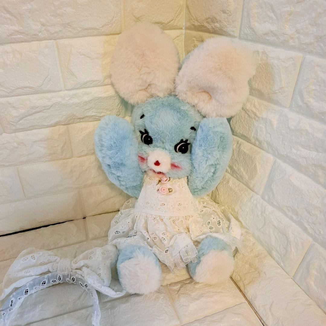 ぬいぐるみ、うさぎ、バニー、ハンドメイド、オリジナル、抱きしめられるサイズ