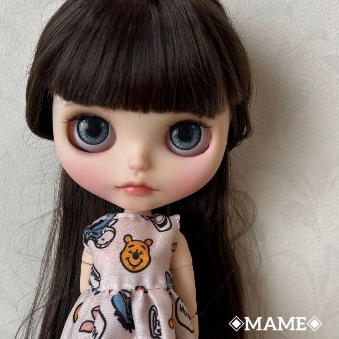 アイシードールカスタム ♡白肌・ダークブラウン♡