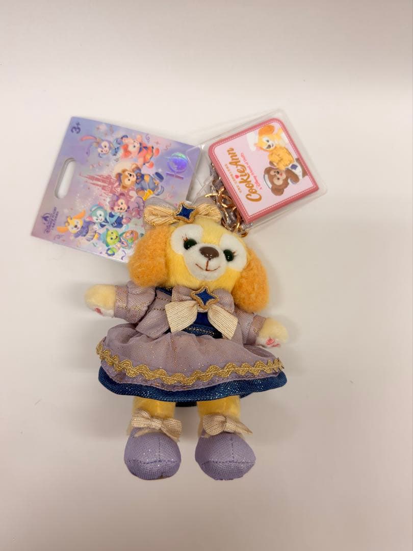 上海ディズニー限定 10周年記念グッズ クッキーアン ぬいぐるみキーホルダー