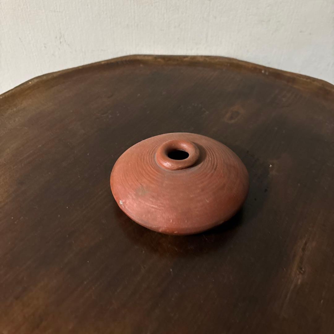 古備前油壷　江戸幕末〜明治　小壺 花器 民藝 アンティーク　検:白洲正子　李朝