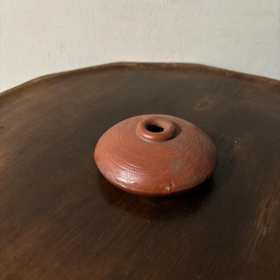 古備前油壷　江戸幕末〜明治　小壺 花器 民藝 アンティーク　検:白洲正子　李朝