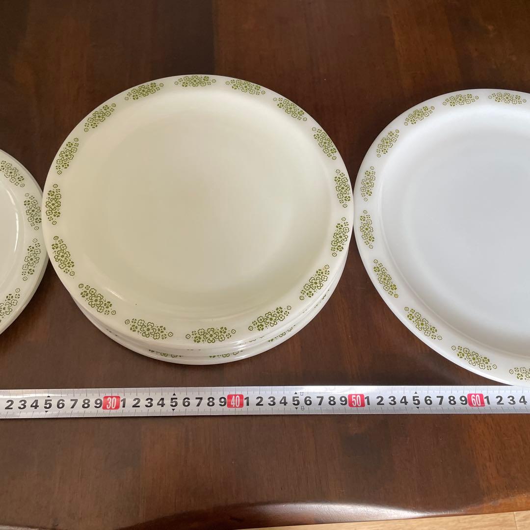 アンカーホッキング花模様の食器12点セット