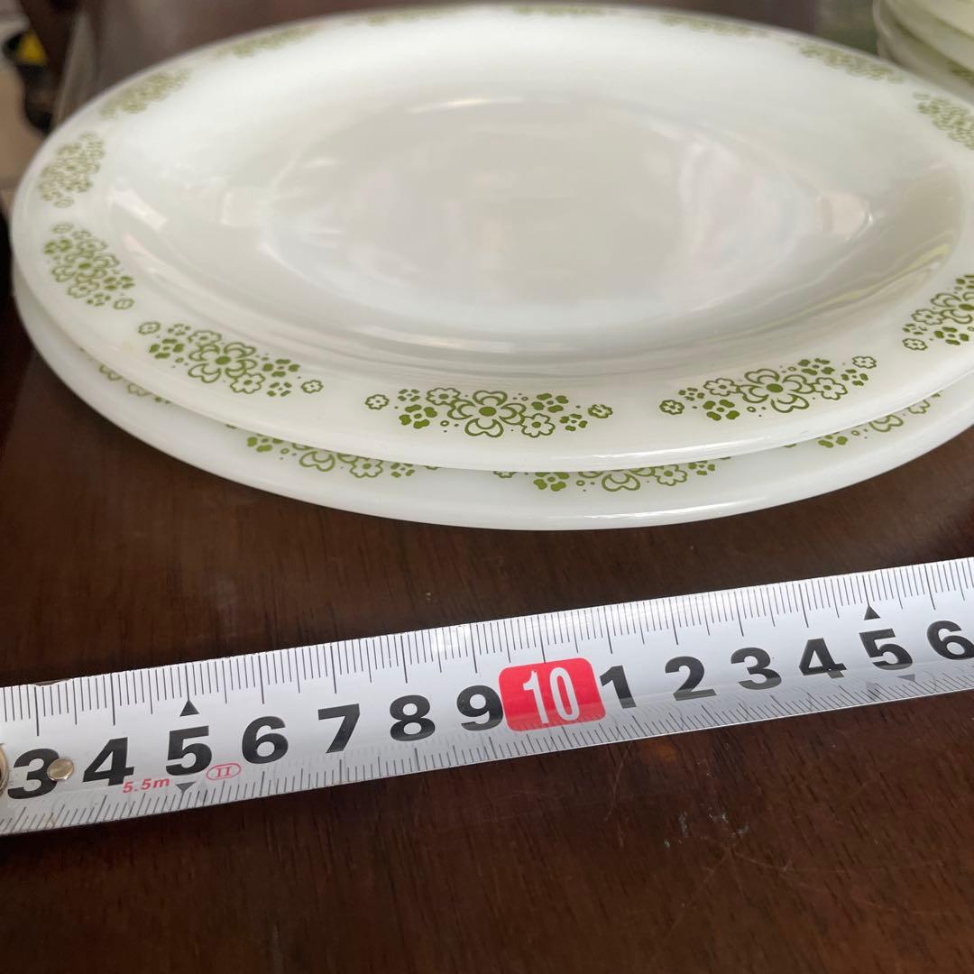 アンカーホッキング花模様の食器12点セット