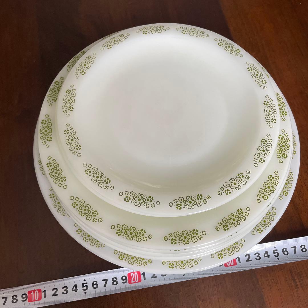 アンカーホッキング花模様の食器12点セット