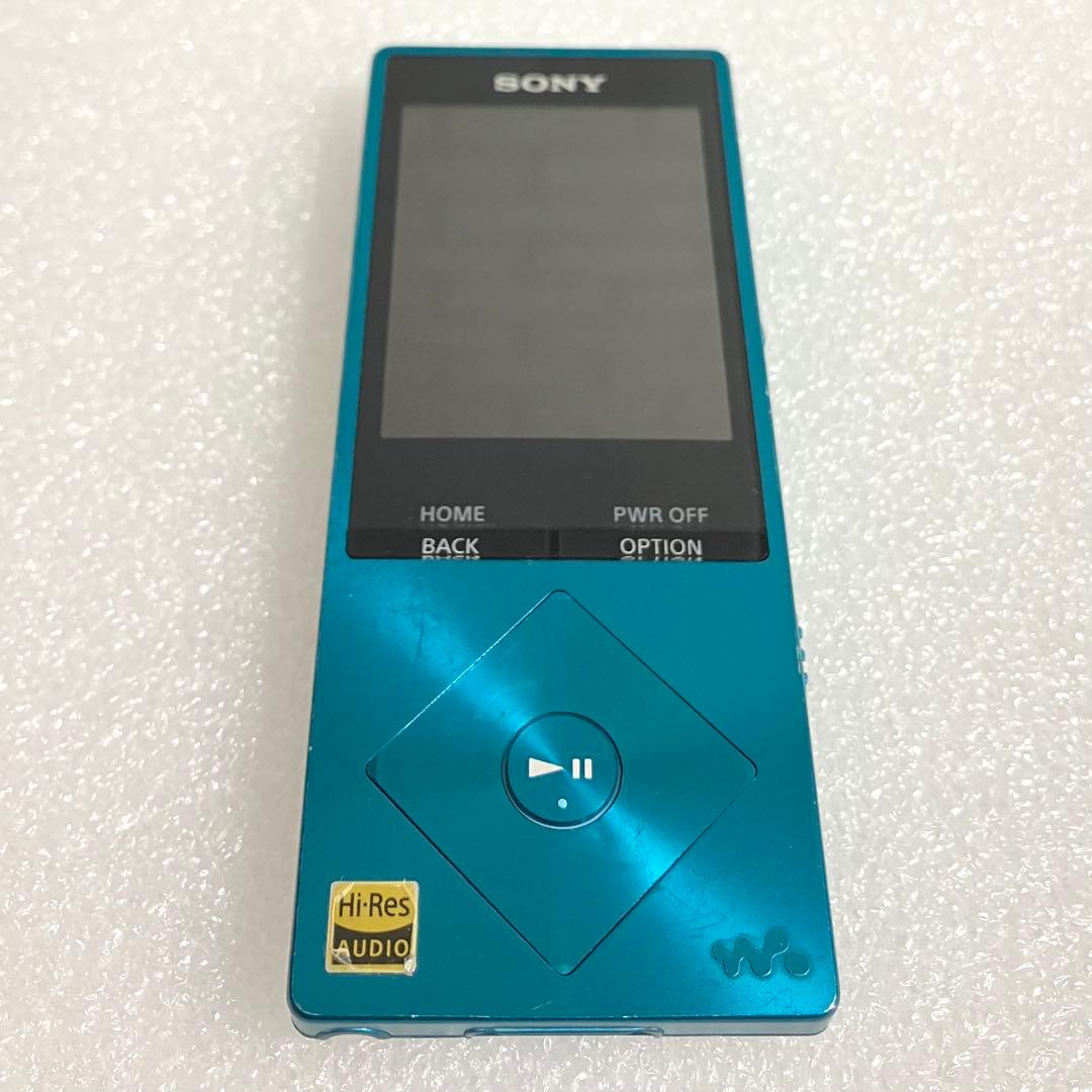 【バッテリー良好】ソニー　ウォークマン　NW-A25 ビリジアンブルー　ブルー