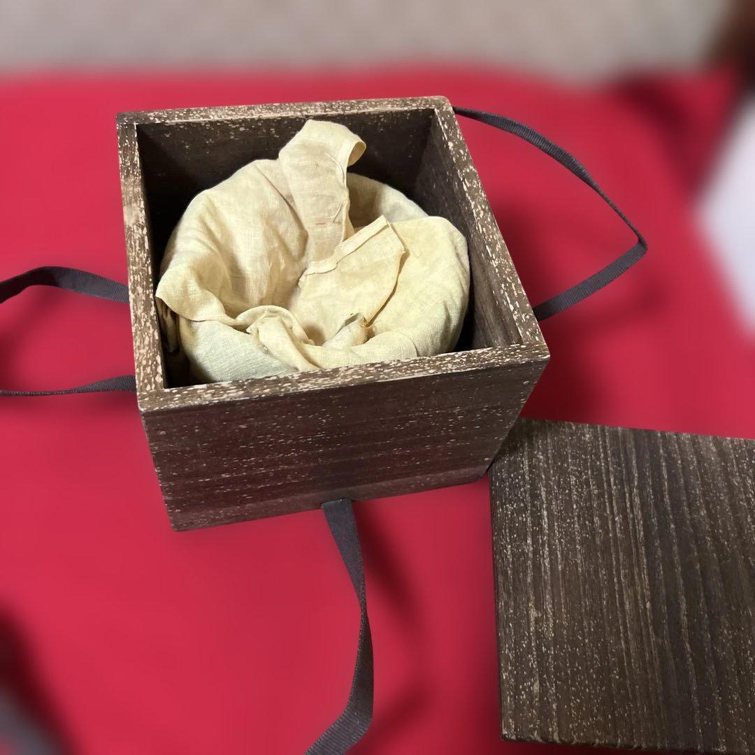 古美術　骨董品　黒楽茶碗　木箱