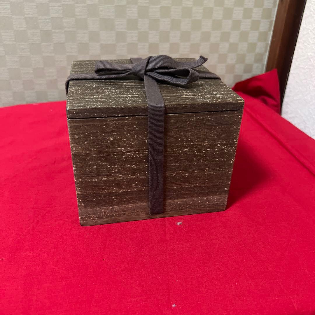 古美術　骨董品　黒楽茶碗　木箱