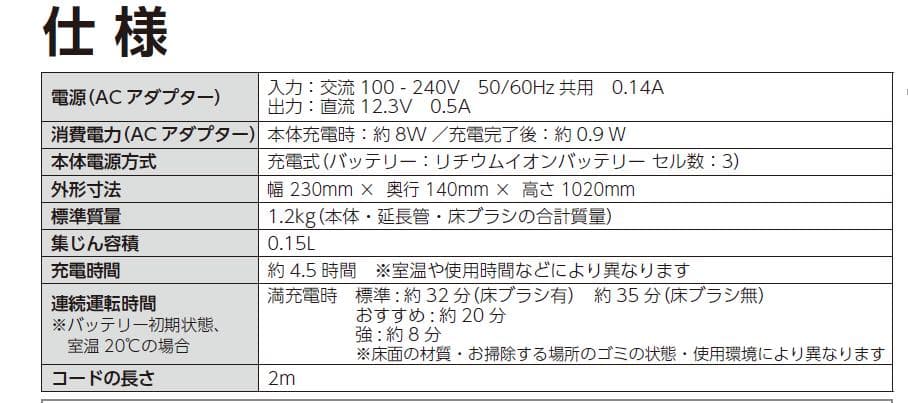 東芝 スティッククリーナー VC-CLS11 （ 床ブラシ部分破損あり）
