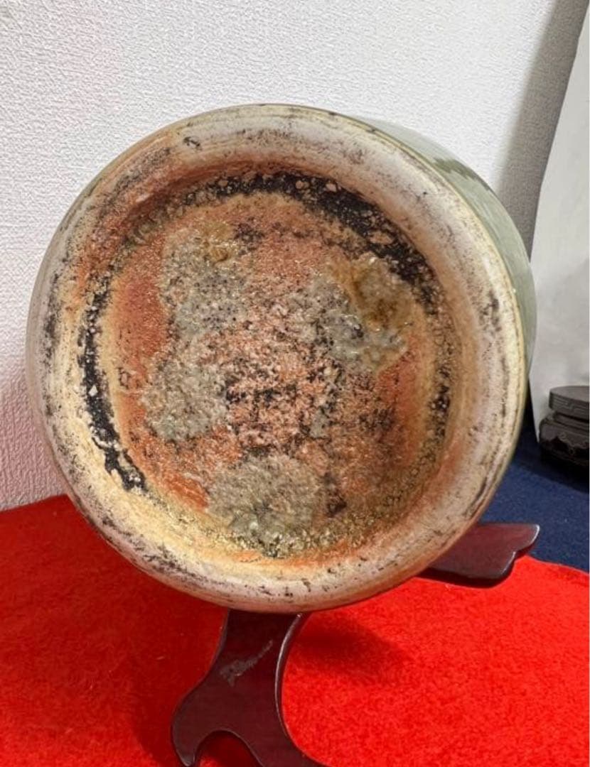 中国古美術 宋時代龍泉窯青磁梅花 瓶・阴刻・共箱
